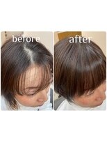 アンジュール ラナリア(1//jour LanaRia)&nbsp;前髪の毛流改善【ヘアリセッター】