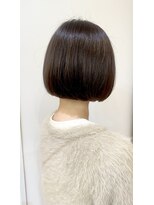 モリオ フロム ロンドン 成増店&nbsp;【morio成増/一戸】ナチュラルボブ前髪なしベイクドスモーキー