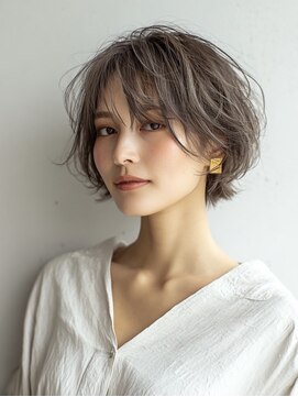 ハーツ(Heart's) 白髪ぼかし大人くびれショート