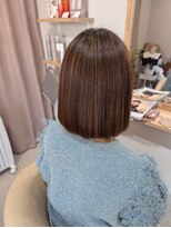 ワトナ(WATONA) 細めハイライトボブ