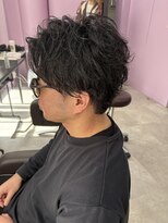 アヴァンス 難波店(AVANCE.)&nbsp;【松元担当】ピンパーマで創る無造作パーマ