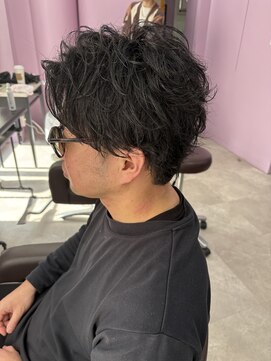 アヴァンス 難波店(AVANCE.) 【松元担当】ピンパーマで創る無造作パーマ