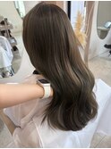 透明感髪質改善ニュアンスカラーくすみカラー
