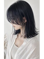 ゼロ 伊勢店(ZERO) 大人かわいい切りっぱなしミディアムボブ
