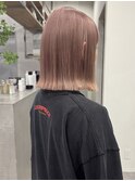 ハイトーン/ハイトーンピンク/ピンクベージュ/ブリーチ/登戸