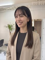 零秒女髪 千里丘店&nbsp;大人女性の上品ロング艶髪ナチュラルストレート髪質改善艶感