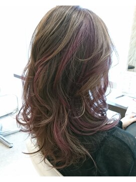 ブランシェ 西松山店 バイオレットハイライト