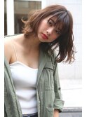 20代30代40代50代小顔カット黒髪ワンレンボブルフネビージュ前髪
