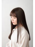 ストレート【川越/ハイライト/髪質改善/縮毛矯正/ロング】
