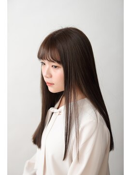 オーガニックエコ 川越(organic+eco) ストレート【川越/ハイライト/髪質改善/縮毛矯正/ロング】