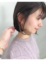 グレープ バイン(GRAPE VINE)&nbsp;ボブの耳かけインナーカラー【Grape vine　新小岩】