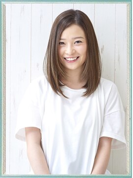 ノアパルフェ 銀座(noah parfait) 【noahecle銀座 仲村】グレージュ似合わせナチュサラストレート