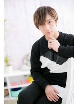 ミック ヘアアンドメイク アップ 駒込店(miq Hair&Make up) アッシュブラウンのナチュラルマッシュショート