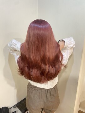 ラべリー 池袋(LOVELEY) ピンクベージュ ヘアカラー 池袋