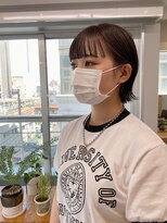 アンドチル 渋谷(AND CHILL)&nbsp;ワイドバング×レイヤーミニボブ【AND CHILL渋谷】