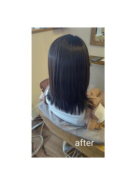 いとをかし美容室 サラツヤストレート