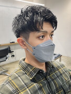 ザデイ カットアンドカルチャーショップ(THE DAY CUT&CULTURE SHOP) ツーブロ×アップバング【千葉/メンズカット/刈り上げ】