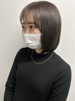 フォンド 津田沼(fond.)&nbsp;前髪/マチルダボブ/ピンクベージュ/インナーグレージュ/津田沼駅