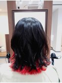 インナーカラー×レイヤーカット