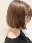 縮毛矯正内巻きボブ