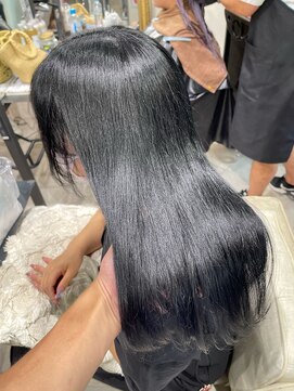 アミル(amiLe) 透明感/艶髪/韓国/ブルーブラック/D