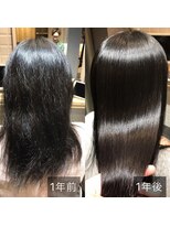 カミケンガレリア(kamiken. galleria)&nbsp;乾かすだけで収まる艶髪ストレート上品綺麗【カミケンガレリア】