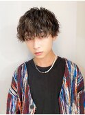 波巻きスパイラルパーマメンズマッシュ☆横浜