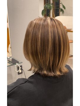 ヘアーアンドケア マーレ(hair&care mare) 白髪ぼかしハイライト