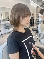 ダブルトーキョー シブヤ(W-TOKYO SHIBUYA)&nbsp;ひし形シルエットの小顔ウルフカット　ウルフ　ネオウルフ