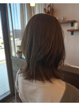 ループ(Loop) オリーブカラー×ハイライト