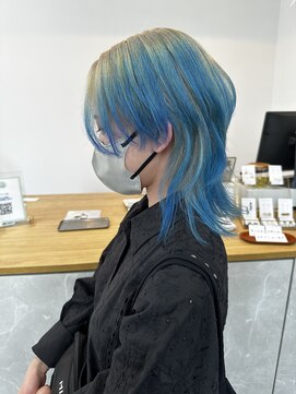 エマノア(EMANOA) 【カスタマースタイル】ウルフヘアーでルーツカラー☆津田沼駅