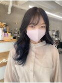 【Merci☆Nana】韓国っぽいNavyグラデーションカラー♪