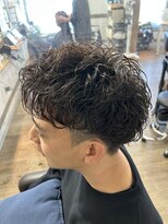 ヘアーリゾートガーデンバイトロント 船橋法典店(Hair Resort Garden by Toronto)&nbsp;時短セットパーマ/ハイライト×無造作パーマ