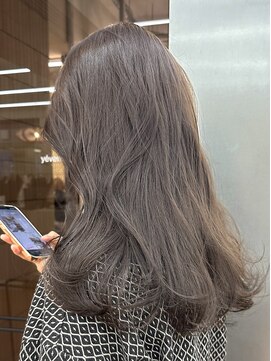 パークレーン アイス イヴェン(park lane ICI yeven) ブリーチなしダブルカラーグレージュシルバー透明感カラー