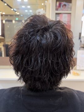 スタイル 成城学園前(STYLE) メンズ マッシュ ウルフ 波巻きパーマ 絶壁解消