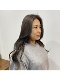 ロング×細ハイライト