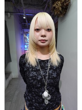 グロウ 渋谷(grow) blonde レイヤーカット
