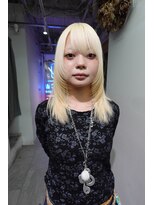 グロウ 渋谷(grow) blonde レイヤーカット