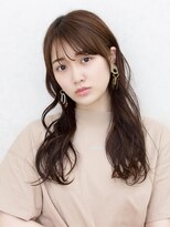 イチパーセント 横浜(1%)&nbsp;着物ヘア/ダークアッシュ/ミディアムレイヤーカット/髪質改善