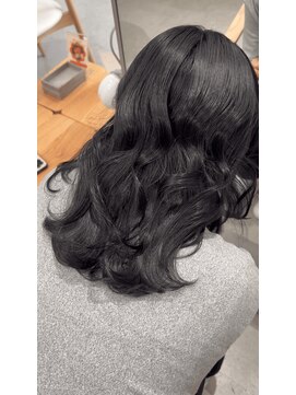 サラ(sara) ブルーブラック/ブリーチ無し/2時間