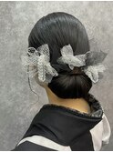 横浜/振袖ヘア/シニヨンスタイル/アップスタイル/和装ヘア