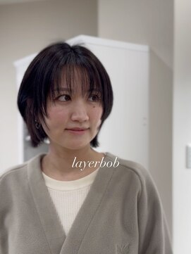 ラナン(Ranun) 顔周りに遊びを入れたボブスタイル！