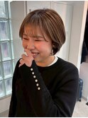 大人可愛い抜け感ショート【吉野】【明石駅３分now as.】