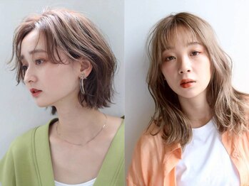 クーシ(kuusi)の写真/【ダメージレス&透明感】艶々で透けるような色味♪カラーを繰り返すほど美しい髪に★イルミナカラー¥7700