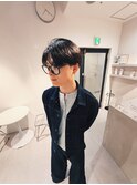 【Cuem菅原】センターパートメンズお洒落ニュアンス刈り上げ