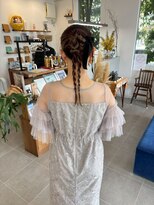 O&nbsp;アップスタイルヘアセットヘアアレンジ春ヘアー成人式ヘアセット