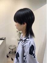 ユニ 江坂(Uni.)&nbsp;ウルフカット 中性ウルフ　マッシュウルフ　　曲がる縮毛矯正