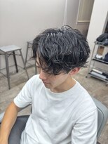 レーヴバイリコ 三軒茶屋(Reve by liko)&nbsp;シャドウパーマ/韓国風センターパート/三軒茶屋