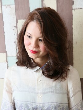 ヘアーハウス オハナ(HAIR HOUSE ohana) かっこ可愛いミディアムボブ☆