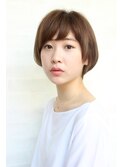 毛先にふんわりパーマ ストレート/白髪染め/ヘッドスパ/リタッチ